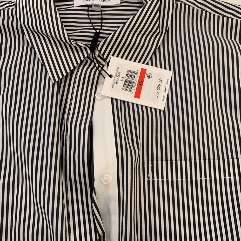 Calvin Klein button down blouse - Picture 3 of 3